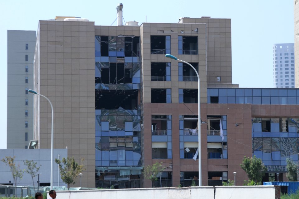Tianjin explosion destroyed buildings (10)