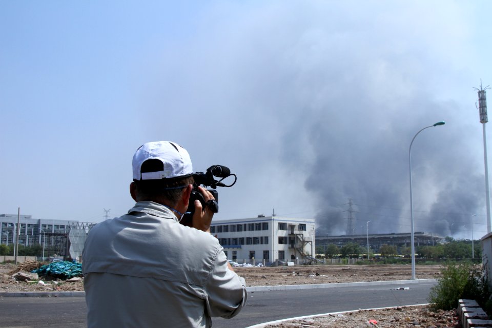 Tianjin explosion scene (3)