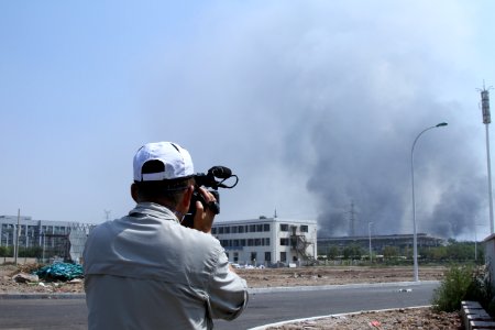 Tianjin explosion scene (3)