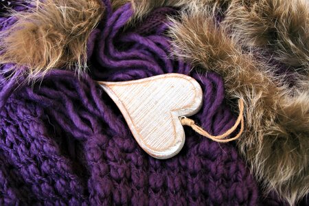 Color wool fluffy