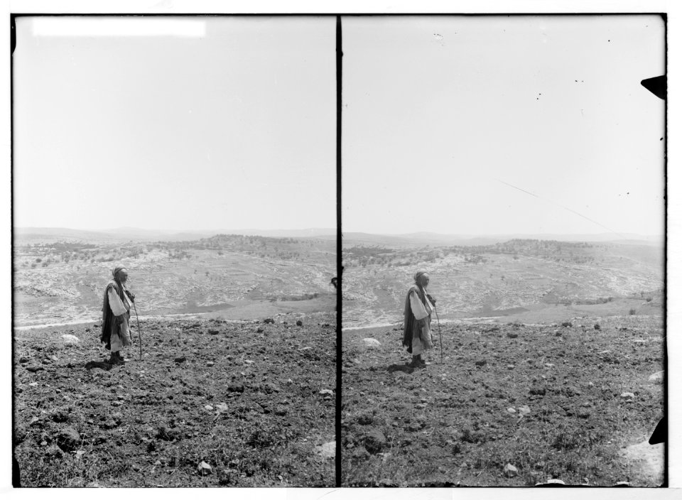 Tibna, north west of Jerusalem, etc. Modin, distant view. LOC matpc.05133