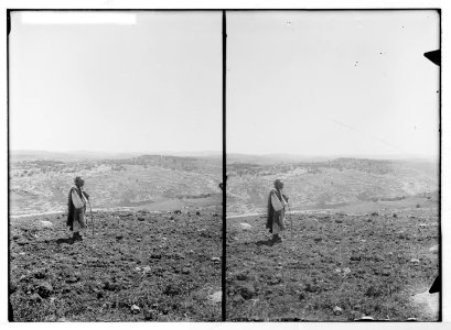 Tibna, north west of Jerusalem, etc. Modin, distant view. LOC matpc.05133
