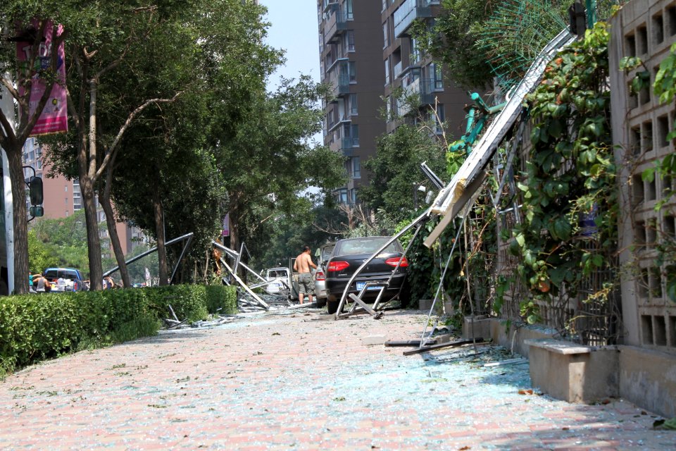Tianjin explosion destroyed buildings (5)