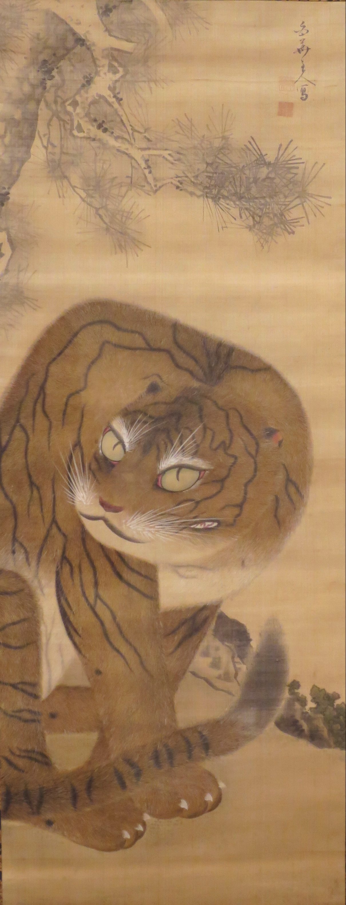 Tiger and Pine by Toki Eishö, Honolulu Museum of Art, 2007.143