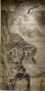 Tiger and Magpies, Joseon dynasty, Honolulu Museum of Art 9502.1