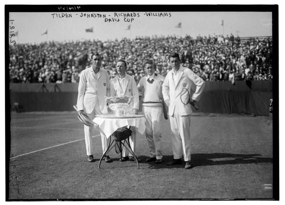 Tilden, Johnston, Richards, Williams - Davis Cup LCCN2014715014
