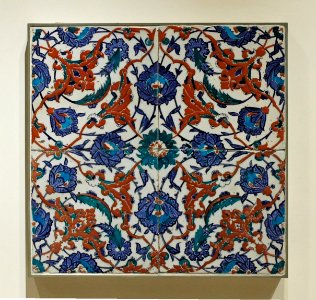 Tile panel flowers Louvre OA3919-2-297