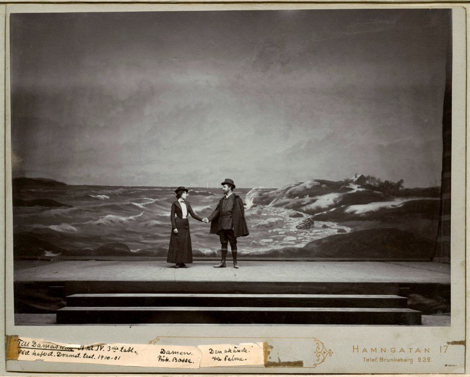 Till Damaskus, Dramatiska teatern 1900. Föreställningsbild - SMV - H15 022
