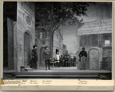 Till Damaskus, Dramatiska teatern 1900. Föreställningsbild - SMV - H15 016