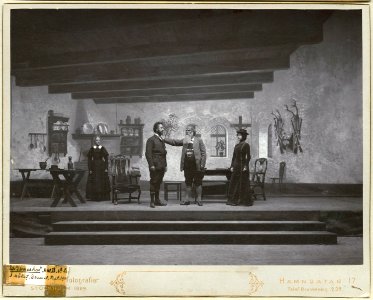 Till Damaskus, Dramatiska teatern 1900. Föreställningsbild - SMV - H15 019