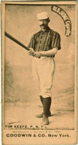 Tim Keefe, New York Giants, baseball card portrait LCCN2007686595