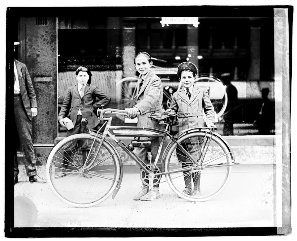 Times boy on bicycle LOC npcc.04315