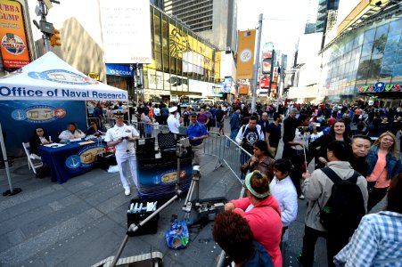 Times Square during Fleet Week New York 150523-N-PO203-032