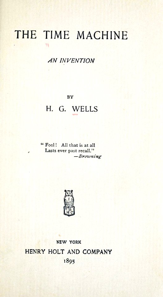 Time Machine title page