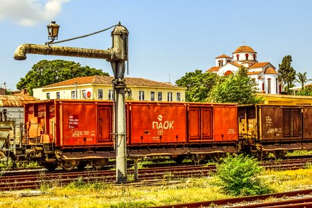 Station volos greece photo