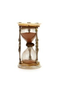 Timglas med ställning av silver - Skoklosters slott - 92031