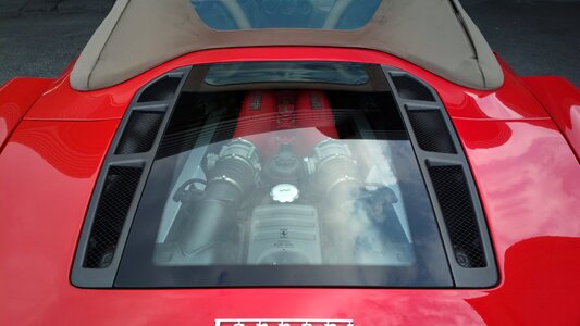 Glass engine cover
