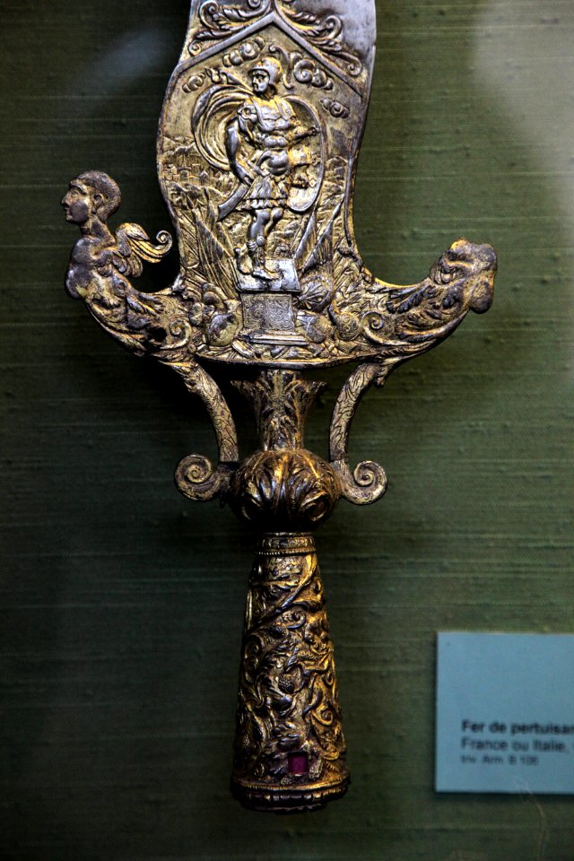 Tip of a parade partisan-MAHG Inv Arm B 106-IMG 1450