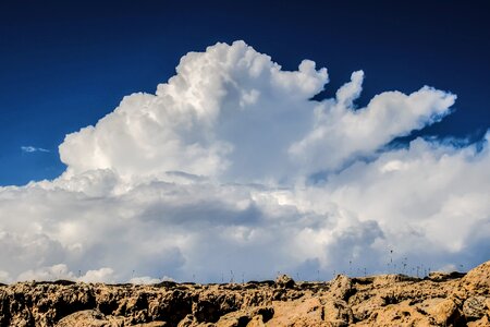 Cumulus dramatic landscape