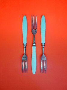 Burlap fabric cutlery