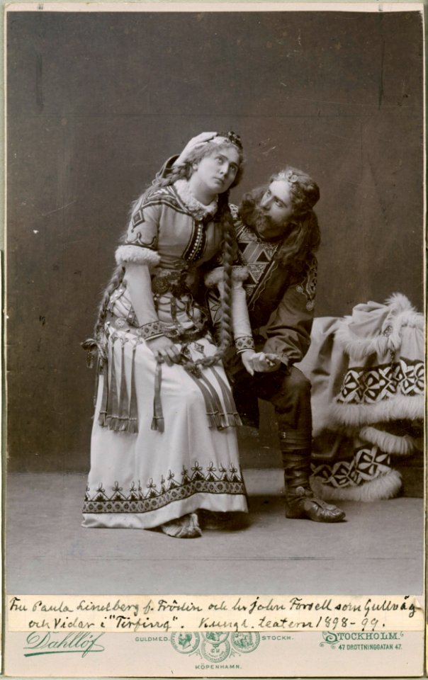 Tirfing, Kungliga teatern 1898. Rollporträtt - SMV - H5 093