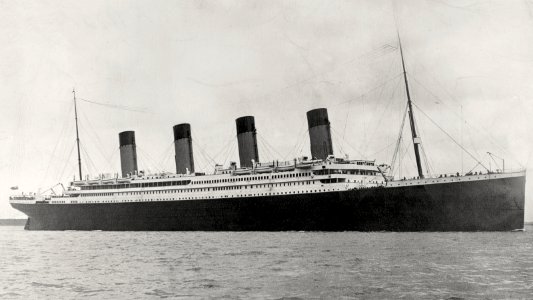 Titanic from the side