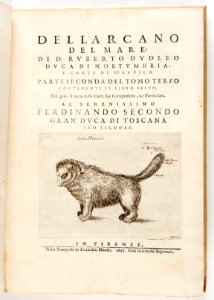 Titelblad Dell'arcano del Mare..., 1647 - Skoklosters slott - 93410 photo