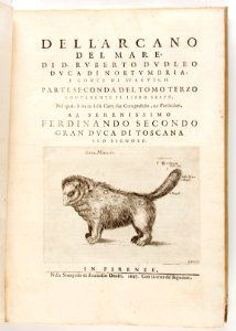 Titelblad Dell'arcano del Mare..., 1647 - Skoklosters slott - 93410