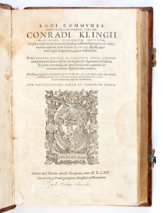 Titelblad till bok från 1565 - Skoklosters slott - 93201 photo