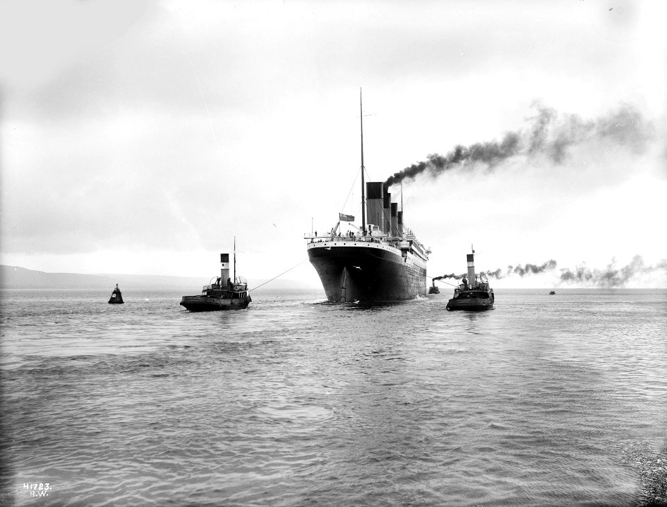 Titanic Sea Trials 2 April 1912