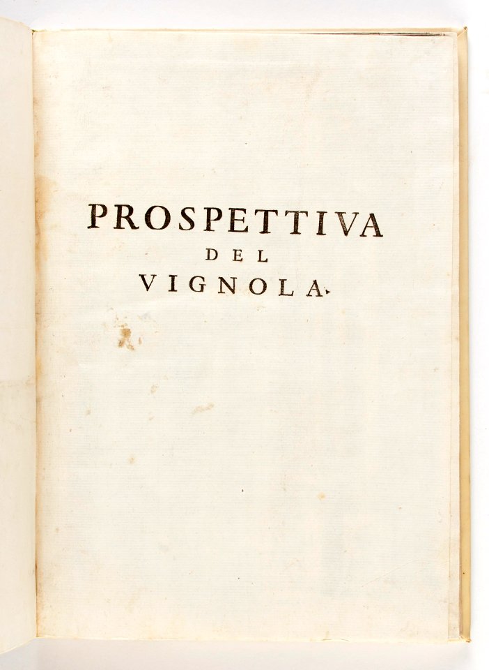 Titelblad, 1644, Le dve regole della prospettiva practica di M. Iacomo Barozzi... - Skoklosters slott - 93498