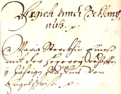 Titelseite der Akte Anna Maria Sterck 1679