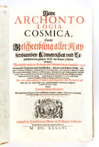 Titelblad till Nya antologin Cosmica från 1646 - Skoklosters slott - 93261 photo