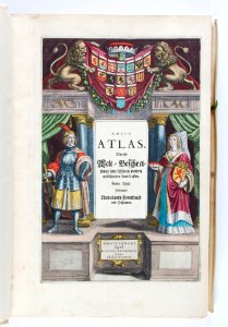Titelblad till atlas Novus Atlas, das ist, Welt-Beschreibung mit..., 1647 - Skoklosters slott - 93255 photo