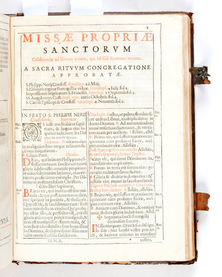 Titelblad. Missae propriae festorvm ordinis fratrvm minorvm..., 1624 - Skoklosters slott - 93209