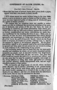 Title page and last page of Strange Phenomena of New England in the 17th Century including the Salem Witchcraft, 1692, from the writing of Cotton Mather, New York, 1846 LCCN2004677365