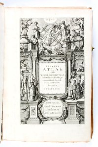 Titelblad till atlas från 1638 - Skoklosters slott - 93259
