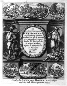 Title page illus. with scenes of piratical barbarity LCCN2004670858