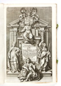 Titelblad till Topografi av Hessen och närområdena. från 1646 - Skoklosters slott - 93264 photo