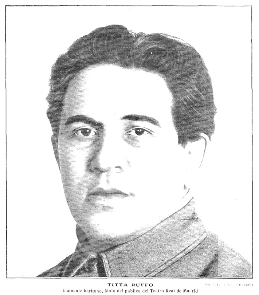 Titta Ruffo, de Campúa, Nuevo Mundo, 13-01-1910