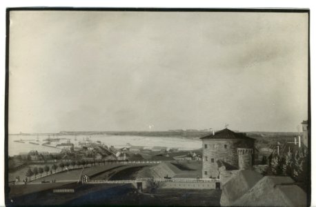 TLA 1465 1 1723 repro J Hau maalist vaade Rannaväravale ja merele XVIII sajand