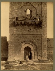 Tlemcen. Portail du minaret de Mansourah - ND. Phot. LCCN2004665071