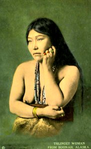 Tlingit woman from Hoonah, Alaska, circa 1905 (AL+CA 6702) photo