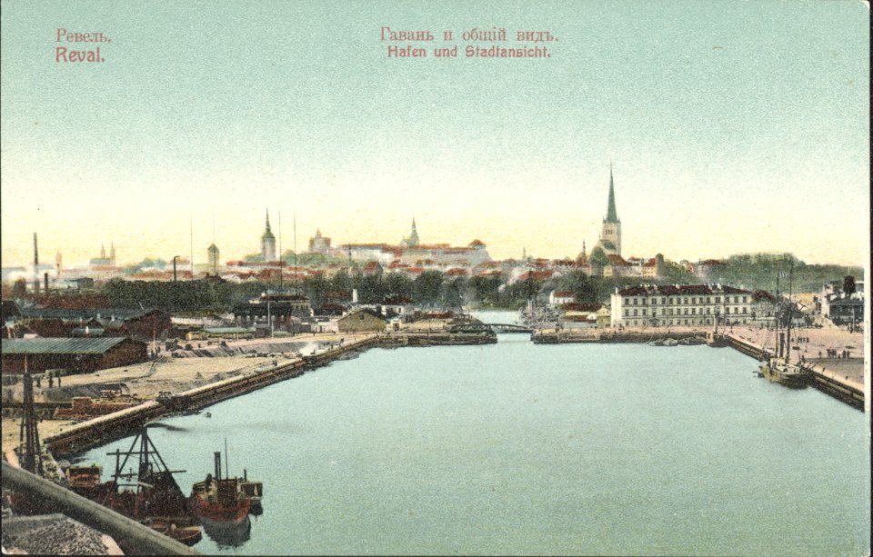 TLA 1465 1 1962 Hafen und Stadtansicht M. Lewinthal postkaart