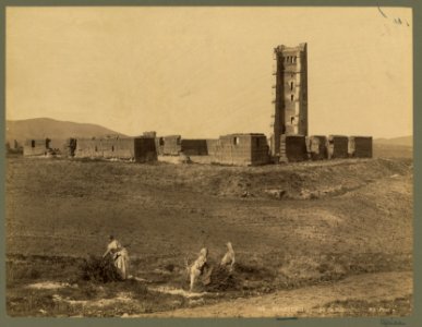 Tlemcen. L'enceinte de Mansourah - ND. Phot. LCCN2004665072