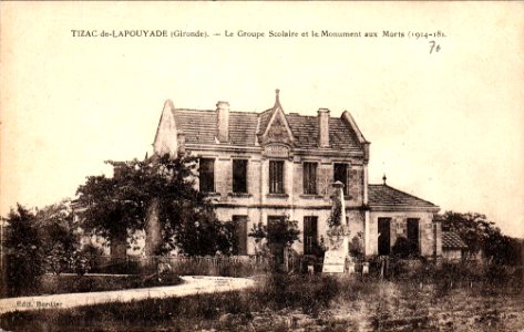 Tizac-de-Lapouyade - Groupe scolaire