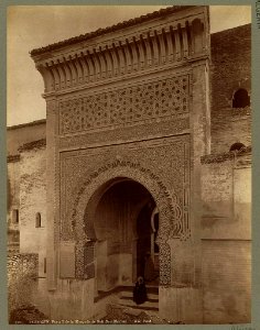 Tlemcen. Portail de la Mosquée de Sidi Bou Médine - ND. Phot. LCCN2004665068