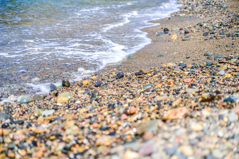 Natural waters sand