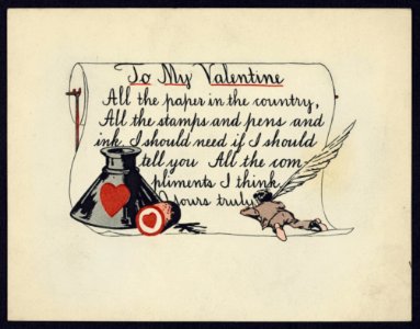 To my Valentine LCCN2010645775