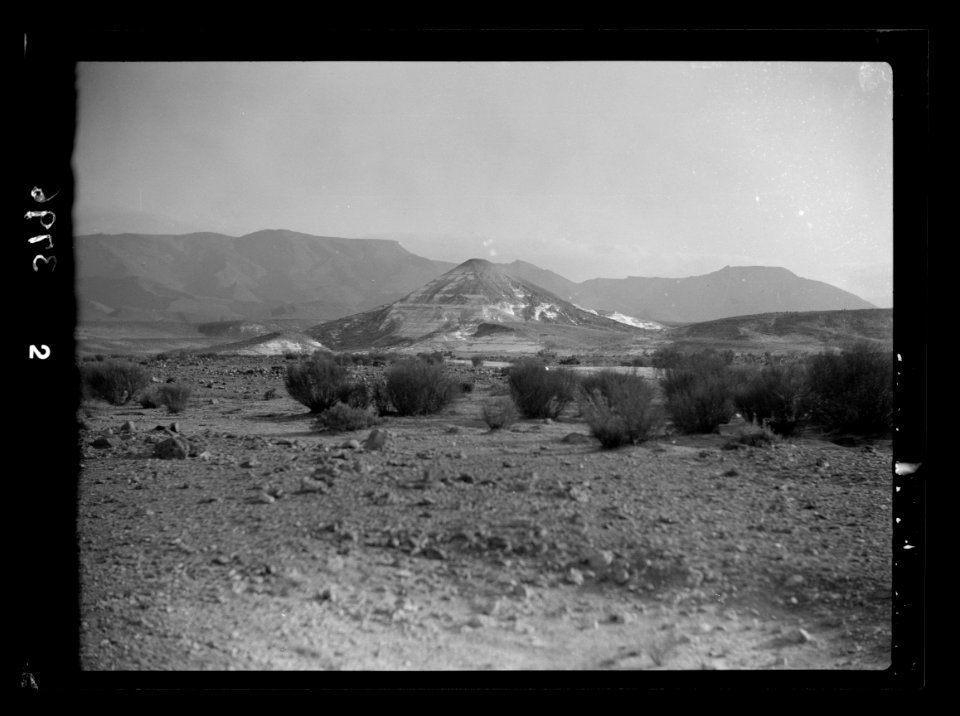 To Sinai by car. 'Sugar Loaf' hill near Gebel Hellal LOC matpc.15541